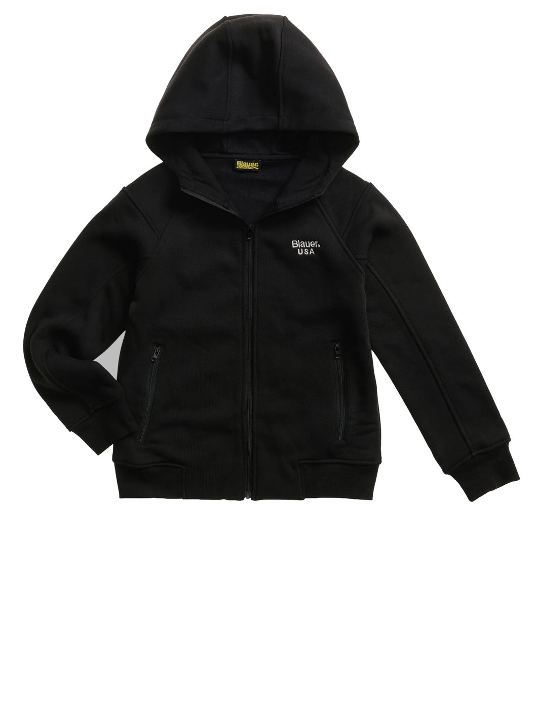 BLAUER Felpa Aperta con Zip David Junior Nera
