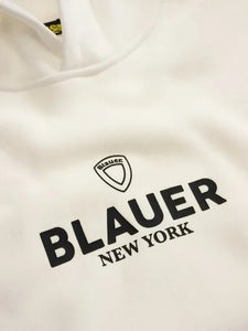 Blauer Felpa Chiusa con Cappuccio Irwin Junior Bianco
