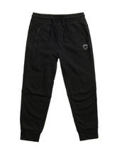 Carica l&#39;immagine nel visualizzatore di Gallery, BLAUER Pantalone in Felpa con Scudo Ricamato Eric Junior Nero