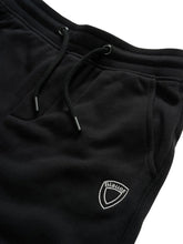 Carica l&#39;immagine nel visualizzatore di Gallery, BLAUER Pantalone in Felpa con Scudo Ricamato Eric Junior Nero