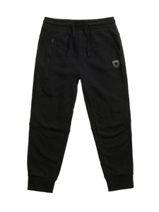 BLAUER Pantalone in Felpa con Scudo Ricamato Eric Junior Nero