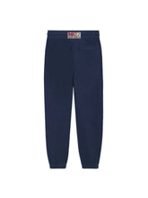 Carica l'immagine nel visualizzatore di Gallery, Mc2 Saint Barth Pantalone Jogger Bolt Jr in Cotone Blu. 8-10-14-16 anni. Sconto 50%.