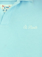 Load image into Gallery viewer, MC2 SAINT BARTH Polo Charles Jr in piqué di Cotone Turchese Chiaro Senza Bottoni - Junior &amp; Co.it
