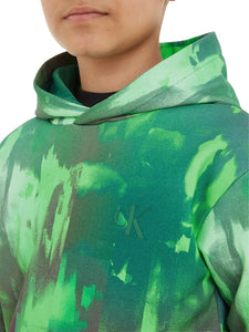 Calvin Klein felpa verde taglia 10 anni