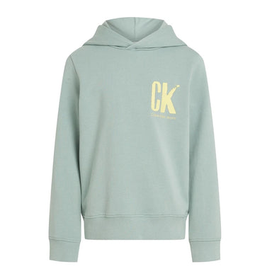 Calvin Klien Jeans Felpa con Cappuccio e Logo dal Taglio Relaxed