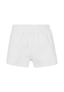 Calvin Klein Jeans Short Bianco in Felpa con Logo