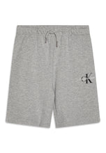 Carica l&#39;immagine nel visualizzatore di Gallery, Calvin Klein Jeans Pantaloncini da Tuta Grigio Taglio Relaxed Bambino