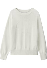 Carica l'immagine nel visualizzatore di Gallery, CALVIN KLEIN JEANS Maglia panna con logo