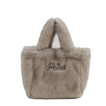 Carica l'immagine nel visualizzatore di Gallery, MC2 SAINT BARTH Borsa Colette Soft Fur Beige Tortora 30x26x14cm
