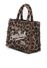 Carica l&#39;immagine nel visualizzatore di Gallery, Mc2 Saint Barth Borsa Colette Felt in Misto Lana Leopardata Dimensioni: 27 x 25 x 14 cm