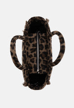 Carica l&#39;immagine nel visualizzatore di Gallery, Mc2 Saint Barth Borsa Colette Felt in Misto Lana Leopardata Dimensioni: 27 x 25 x 14 cm