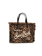 Load image into Gallery viewer, MC2 SAINT BARTH Borsa Colette in Felt Stampa Zebrata Dimensioni 30x22x15 cm