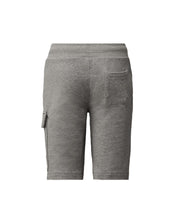 Load image into Gallery viewer, C.P. COMPANY Bermuda Grigio in Felpa con Tasca Cargo con Patta e Lente - Junior &amp; Co.it