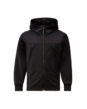 Carica l'immagine nel visualizzatore di Gallery, C.P. COMPANY Giubbotto SoftShell Blu con Cappuccio Goggle - Junior &amp; Co.it