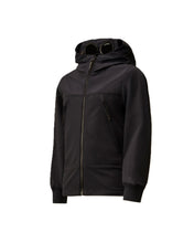 Carica l'immagine nel visualizzatore di Gallery, C.P. COMPANY Giubbotto SoftShell Blu con Cappuccio Goggle - Junior &amp; Co.it