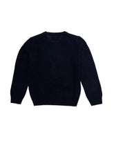 Load image into Gallery viewer, MC2 SAINT BARTH Maglia Blu Girocollo con Jacquard Ruba Cuori per Bambini