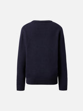 Carica l'immagine nel visualizzatore di Gallery, Mc2 Saint Barth Maglia Douglas Blu con Jacquard St. Barth