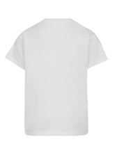 Load image into Gallery viewer, MC2 SAINT BARTH T-Shirt Girocollo da Bambina Elly in Jersey di Cotone Bianco con Ricamo di Strass - Junior &amp; Co.it