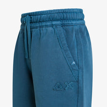 Load image into Gallery viewer, SUN68 Bermuda in Felpa di Cotone Blu Avio - Junior &amp; Co.it