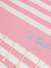 Load image into Gallery viewer, MC2 SAINT BARTH Telo Mare In Cotone Fouta con Stampa a Righe Rosa Dimensioni: 100 x 200 cm - Junior &amp; Co.it