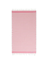 Load image into Gallery viewer, MC2 SAINT BARTH Telo Mare In Cotone Fouta con Stampa a Righe Rosa Dimensioni: 100 x 200 cm - Junior &amp; Co.it