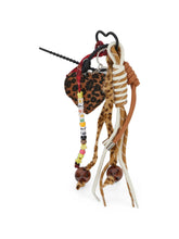 Load image into Gallery viewer, MC2 SAINT BARTH Portachiavi con Cuore Leopardato e Charm