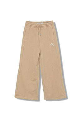 Calvin Klein Jeans Pantalone Tuta in Cotone a Gamba Larga