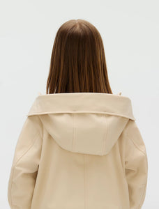 Calvin Klein JEANS Giubbotto Parka tecnico imbottito leggero Panna