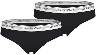 Calvin Klein Slip Bimba CK Bambina Femmina Confezione 2 Pezzi Elastico a Vista Articolo G80G800726