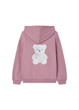 Carica l'immagine nel visualizzatore di Gallery, LIU JO Felpa con Cappuccio Rosa Orchidea Stampa Teddy Bear