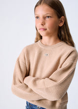 Carica l'immagine nel visualizzatore di Gallery, LIU JO Maglia Beige Girocollo in Misto Lana Ragazza