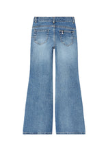 Carica l'immagine nel visualizzatore di Gallery, LIU JO Jeans Flare in Denim Cotone con Lavaggio Used