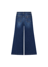 Load image into Gallery viewer, LIU JO Jeans Wide Leg a Gamba Larga in Denim Stretch Stonewash