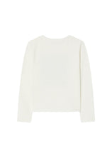 Carica l'immagine nel visualizzatore di Gallery, LIU JO T-Shirt in Jersey Bianco con Stampa Cortina Manica Lunga