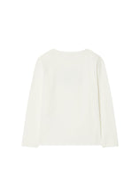 Load image into Gallery viewer, LIU JO T-shirt Bianca Manica Lunga con Logo Monogram