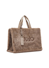 Carica l'immagine nel visualizzatore di Gallery, LIU JO Borsa Tote in Teddy Beige con Zip