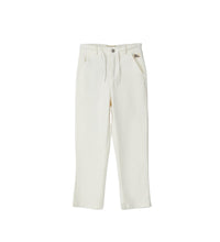 Carica l'immagine nel visualizzatore di Gallery, ROY ROGER'S Pantalone in Velluto a Coste Bianco Straight
