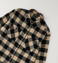 Carica l'immagine nel visualizzatore di Gallery, SARABANDA Camicia Overshirt a Quadri in Twill di Cotone