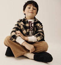 Carica l'immagine nel visualizzatore di Gallery, SARABANDA Camicia Overshirt a Quadri in Twill di Cotone