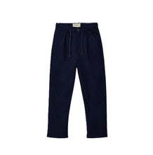 Carica l'immagine nel visualizzatore di Gallery, ROY ROGER'S Pantalone Blu Navy Carrot Fit con Pinces e Coulisse