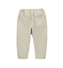 Carica l'immagine nel visualizzatore di Gallery, SARABANDA Pantalone in Velluto Beige Bambino Carrot Fit