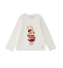 Load image into Gallery viewer, SARABANDA T-Shirt Bambina Jersey Cotone Stampa Coniglietta 3 Anni