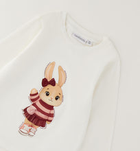 Load image into Gallery viewer, SARABANDA T-Shirt Bambina Jersey Cotone Stampa Coniglietta 3 Anni