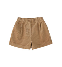 Carica l'immagine nel visualizzatore di Gallery, SARABANDA Shorts Bambina in Velluto Biscotto