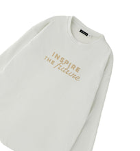 Carica l'immagine nel visualizzatore di Gallery, SARABANDA T-Shirt Bianca Bambino Manica Lunga Inspire The Future