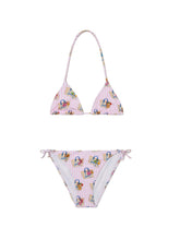 Load image into Gallery viewer, MC2 SAINT BARTH Costume Bikini 2 Pezzi Holly a Righe Bianche e Rosa con Stampa Colette Charms - Junior &amp; Co.it