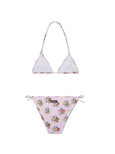 Load image into Gallery viewer, MC2 SAINT BARTH Costume Bikini 2 Pezzi Holly a Righe Bianche e Rosa con Stampa Colette Charms - Junior &amp; Co.it