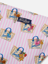 Load image into Gallery viewer, MC2 SAINT BARTH Costume Bikini 2 Pezzi Holly a Righe Bianche e Rosa con Stampa Colette Charms - Junior &amp; Co.it