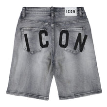 Load image into Gallery viewer, ICON Bermuda Denim Nero Bambino e Ragazzo - Junior &amp; Co.it
