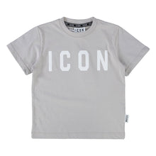 Load image into Gallery viewer, ICON T-Shirt Grigio Chiaro Bambino e Ragazzo - Junior &amp; Co.it